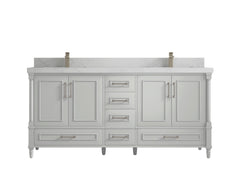 Aberdeen 72 in. W x 22 in. D Double Sink Bathroom Vanity - photo 1