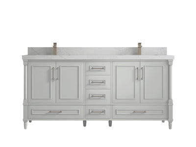 Aberdeen 72 in. W x 22 in. D Double Sink Bathroom Vanity - Willow Bath and Vanity