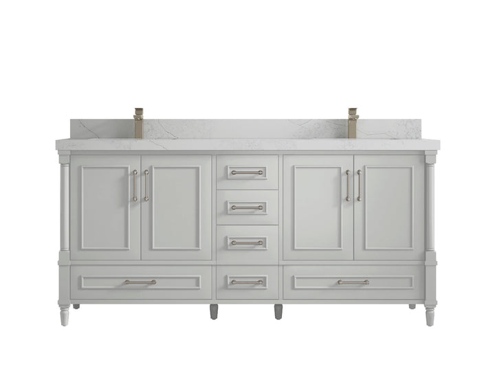 Aberdeen 72 in. W x 22 in. D Double Sink Bathroom Vanity - photo 1
