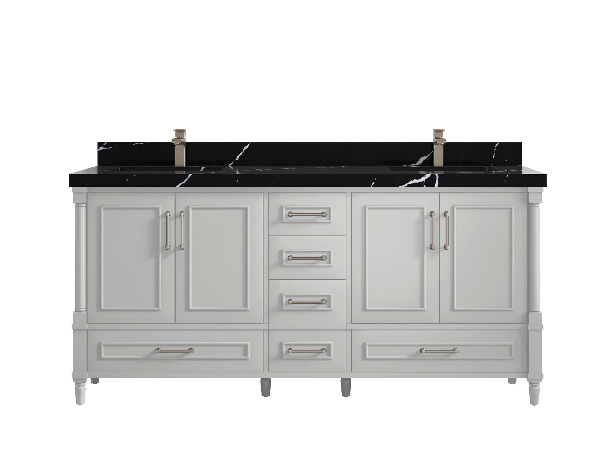 Aberdeen 72 in. W x 22 in. D Double Sink Bathroom Vanity - Willow Bath and Vanity
