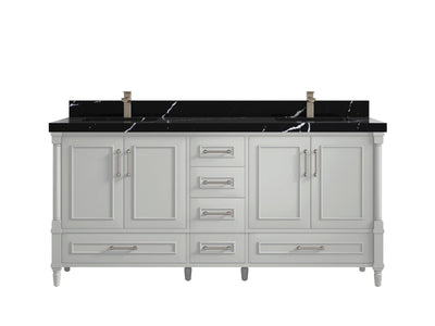 Aberdeen 72 in. W x 22 in. D Double Sink Bathroom Vanity - Willow Bath and Vanity