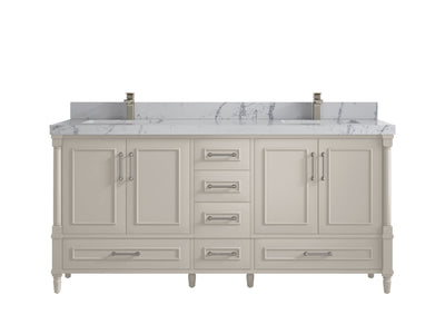 Aberdeen 72 in. W x 22 in. D Double Sink Bathroom Vanity - Willow Bath and Vanity