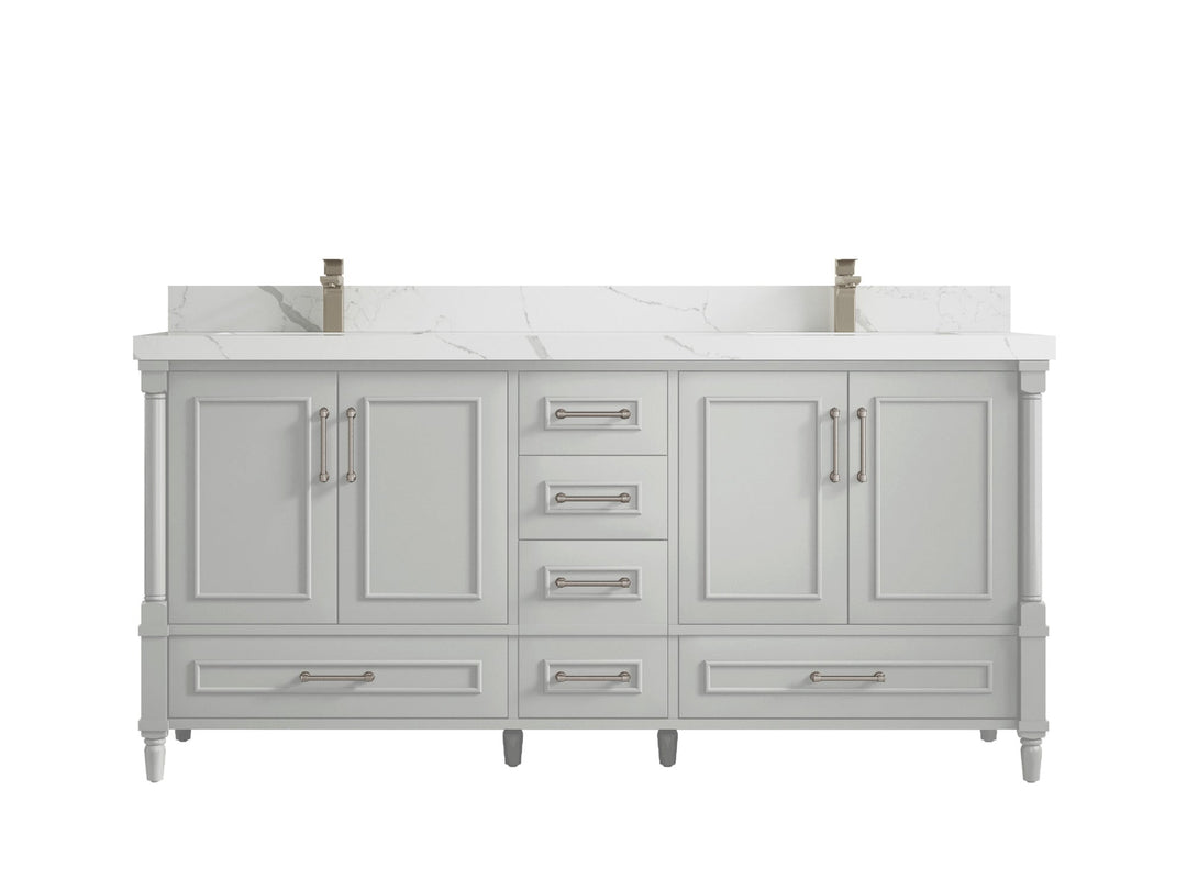 Aberdeen 72 in. W x 22 in. D Double Sink Bathroom Vanity - Willow Bath and Vanity