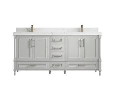 Aberdeen 72 in. W x 22 in. D Double Sink Bathroom Vanity - Willow Bath and Vanity
