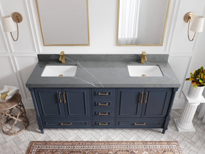 Aberdeen 72 in. W x 22 in. D Double Sink Bathroom Vanity - Willow Bath and Vanity