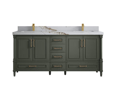 Aberdeen 72 in. W x 22 in. D Double Sink Bathroom Vanity - photo 12