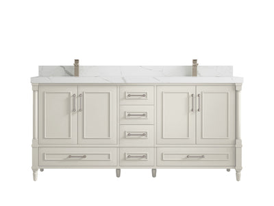 Aberdeen 72 in. W x 22 in. D Double Sink Bathroom Vanity - Willow Bath and Vanity