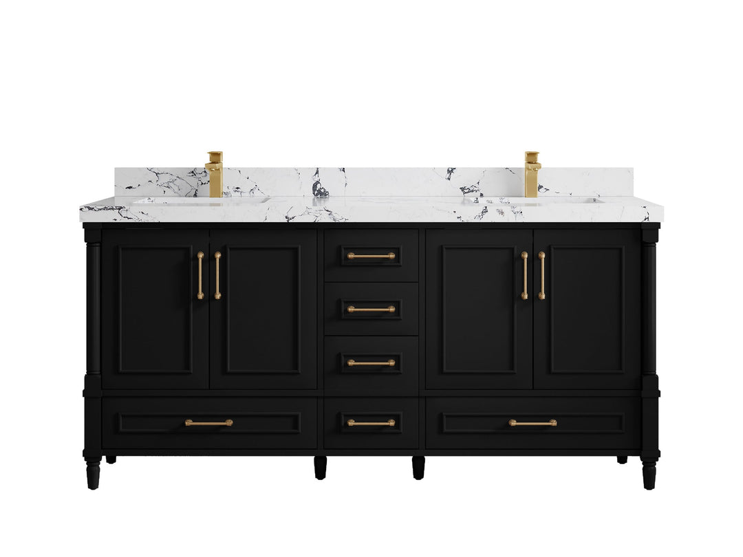 Aberdeen 72 in. W x 22 in. D Double Sink Bathroom Vanity - Willow Bath and Vanity