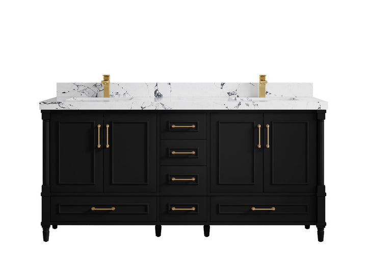 Aberdeen 72 in. W x 22 in. D Double Sink Bathroom Vanity - photo 39