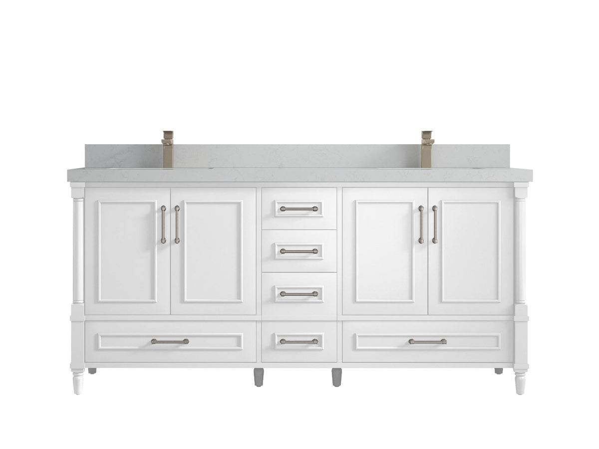 Aberdeen 72 in. W x 22 in. D Double Sink Bathroom Vanity - Willow Bath and Vanity