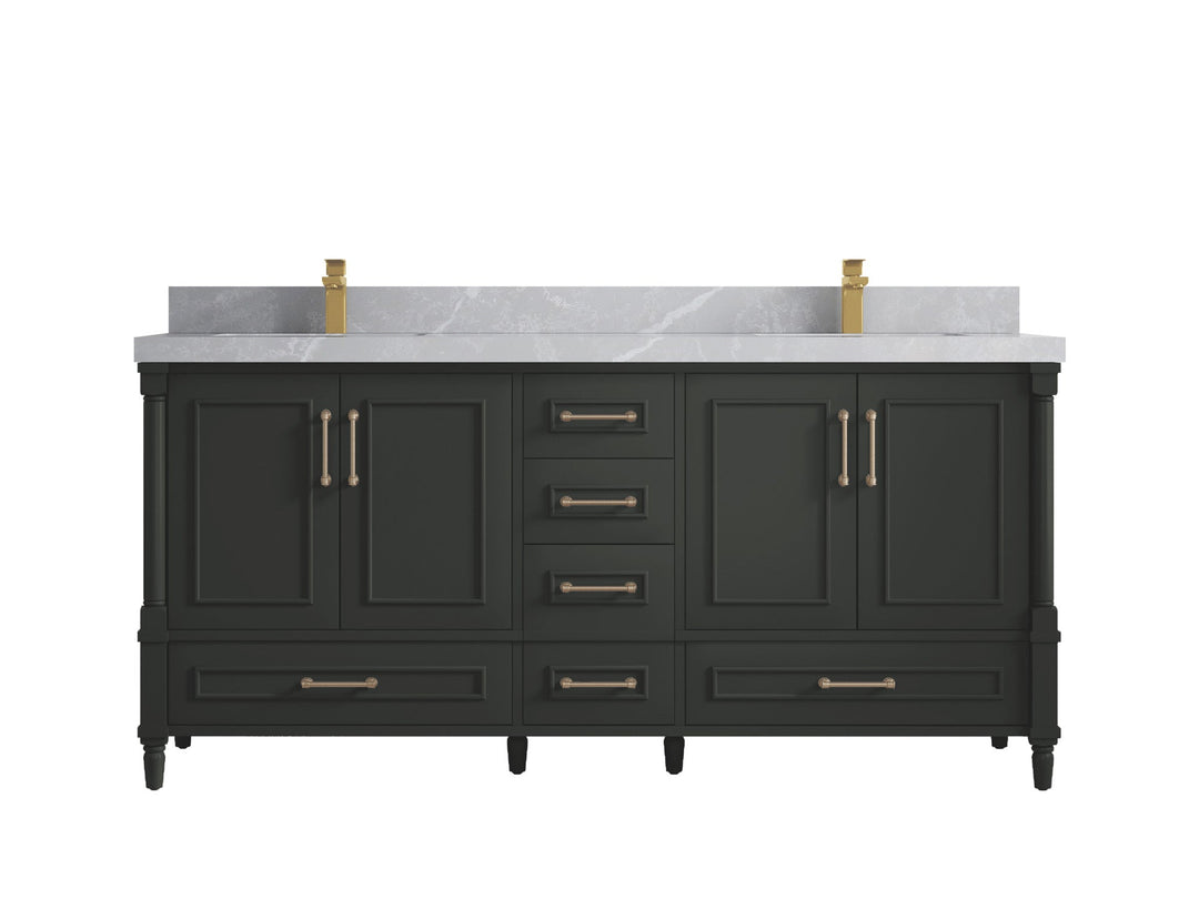 Aberdeen 72 in. W x 22 in. D Double Sink Bathroom Vanity - Willow Bath and Vanity