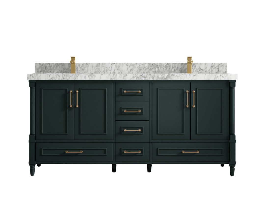 Aberdeen 72 in. W x 22 in. D Double Sink Bathroom Vanity - Willow Bath and Vanity