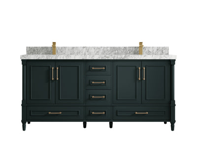 Aberdeen 72 in. W x 22 in. D Double Sink Bathroom Vanity - Willow Bath and Vanity