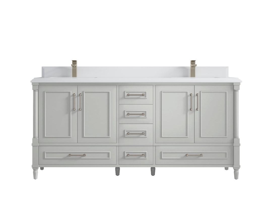 Aberdeen 72 in. W x 22 in. D Double Sink Bathroom Vanity - Willow Bath and Vanity