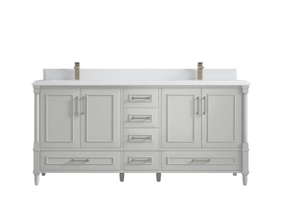 Aberdeen 72 in. W x 22 in. D Double Sink Bathroom Vanity - Willow Bath and Vanity