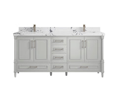 Aberdeen 72 in. W x 22 in. D Double Sink Bathroom Vanity - photo 39