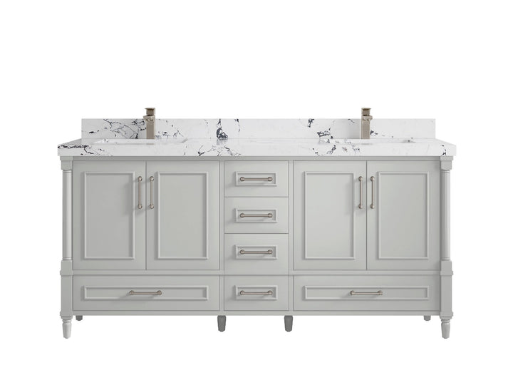 Aberdeen 72 in. W x 22 in. D Double Sink Bathroom Vanity - photo 39
