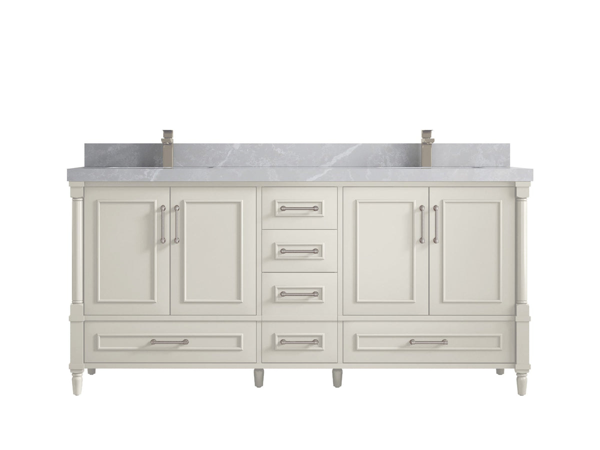 Aberdeen 72 in. W x 22 in. D Double Sink Bathroom Vanity - Willow Bath and Vanity