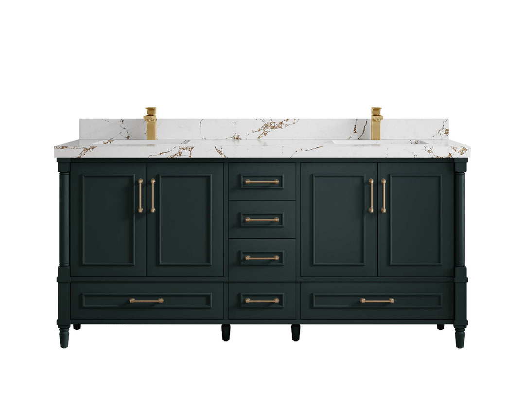 Aberdeen 72 in. W x 22 in. D Double Sink Bathroom Vanity - Willow Bath and Vanity