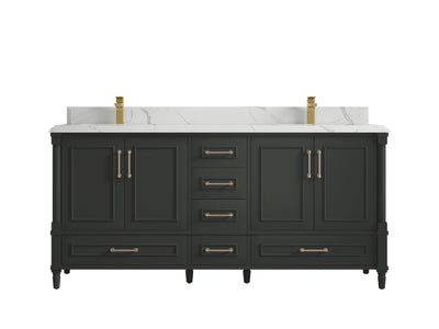 Aberdeen 72 in. W x 22 in. D Double Sink Bathroom Vanity - Willow Bath and Vanity