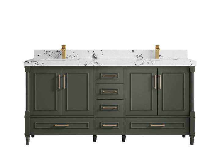 Aberdeen 72 in. W x 22 in. D Double Sink Bathroom Vanity - photo 36