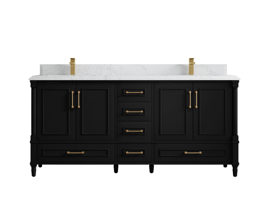 Aberdeen 72 in. W x 22 in. D Double Sink Bathroom Vanity - Willow Bath and Vanity