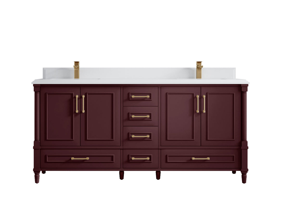 Aberdeen 72 in. W x 22 in. D Double Sink Bathroom Vanity - Willow Bath and Vanity