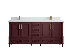 Aberdeen 72 in. W x 22 in. D Double Sink Bathroom Vanity - photo 28