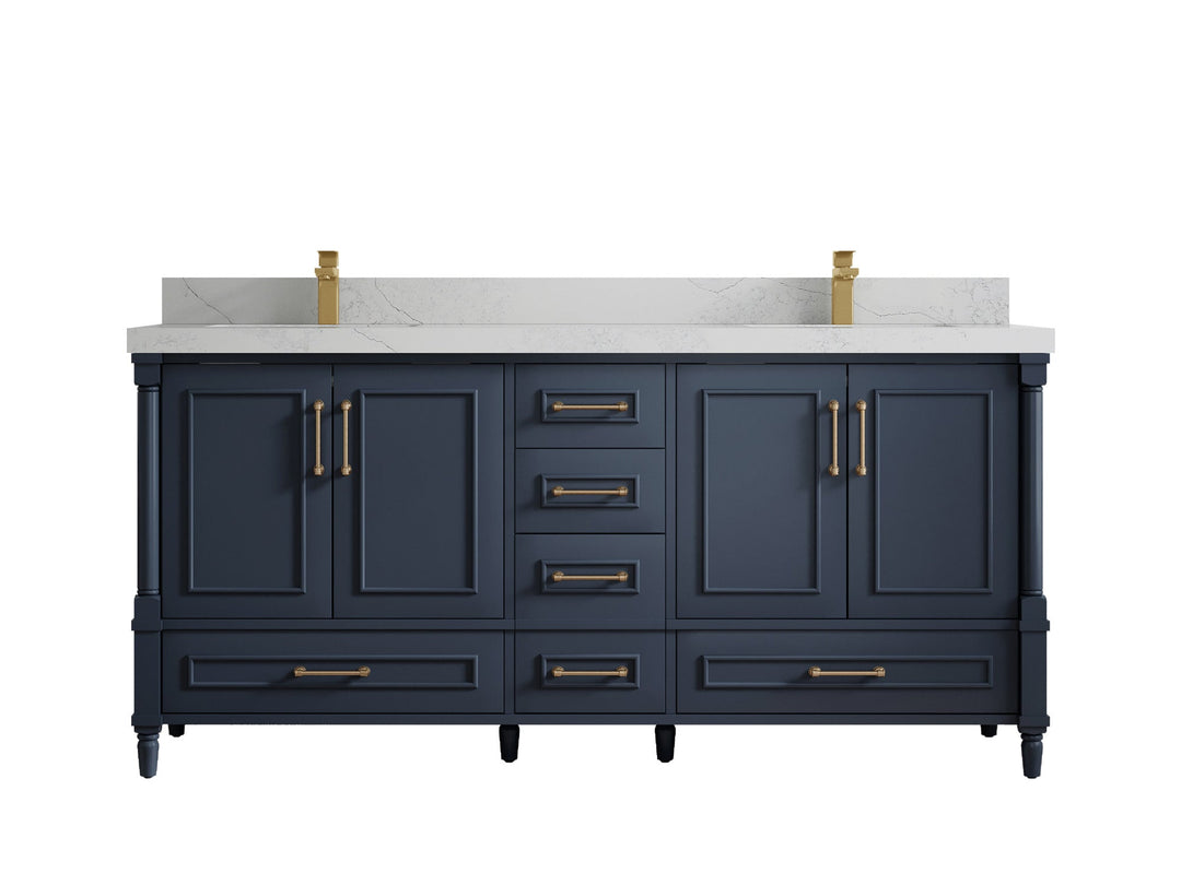 Aberdeen 72 in. W x 22 in. D Double Sink Bathroom Vanity - Willow Bath and Vanity