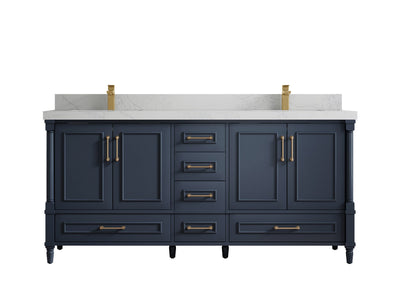 Aberdeen 72 in. W x 22 in. D Double Sink Bathroom Vanity - Willow Bath and Vanity