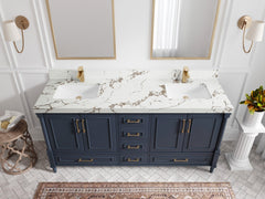 Aberdeen 72 in. W x 22 in. D Double Sink Bathroom Vanity - photo 33