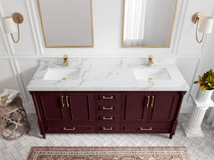 Aberdeen 72 in. W x 22 in. D Double Sink Bathroom Vanity - photo 19