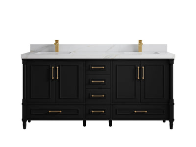 Aberdeen 72 in. W x 22 in. D Double Sink Bathroom Vanity - Willow Bath and Vanity