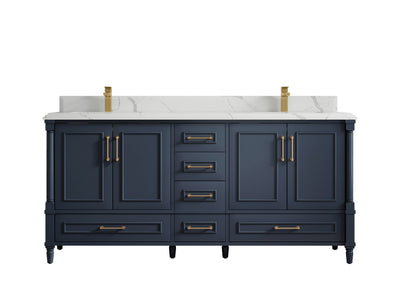 Aberdeen 72 in. W x 22 in. D Double Sink Bathroom Vanity - Willow Bath and Vanity
