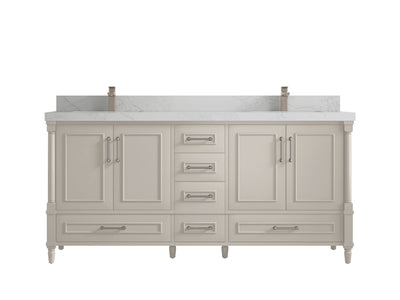 Aberdeen 72 in. W x 22 in. D Double Sink Bathroom Vanity - Willow Bath and Vanity