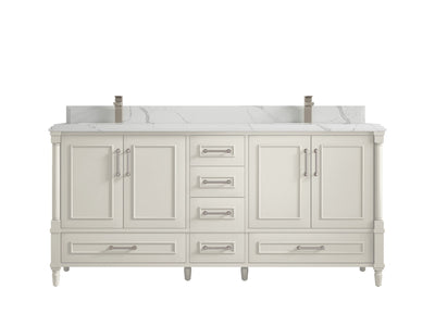 Aberdeen 72 in. W x 22 in. D Double Sink Bathroom Vanity - Willow Bath and Vanity