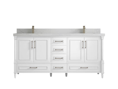Aberdeen 72 in. W x 22 in. D Double Sink Bathroom Vanity - Willow Bath and Vanity