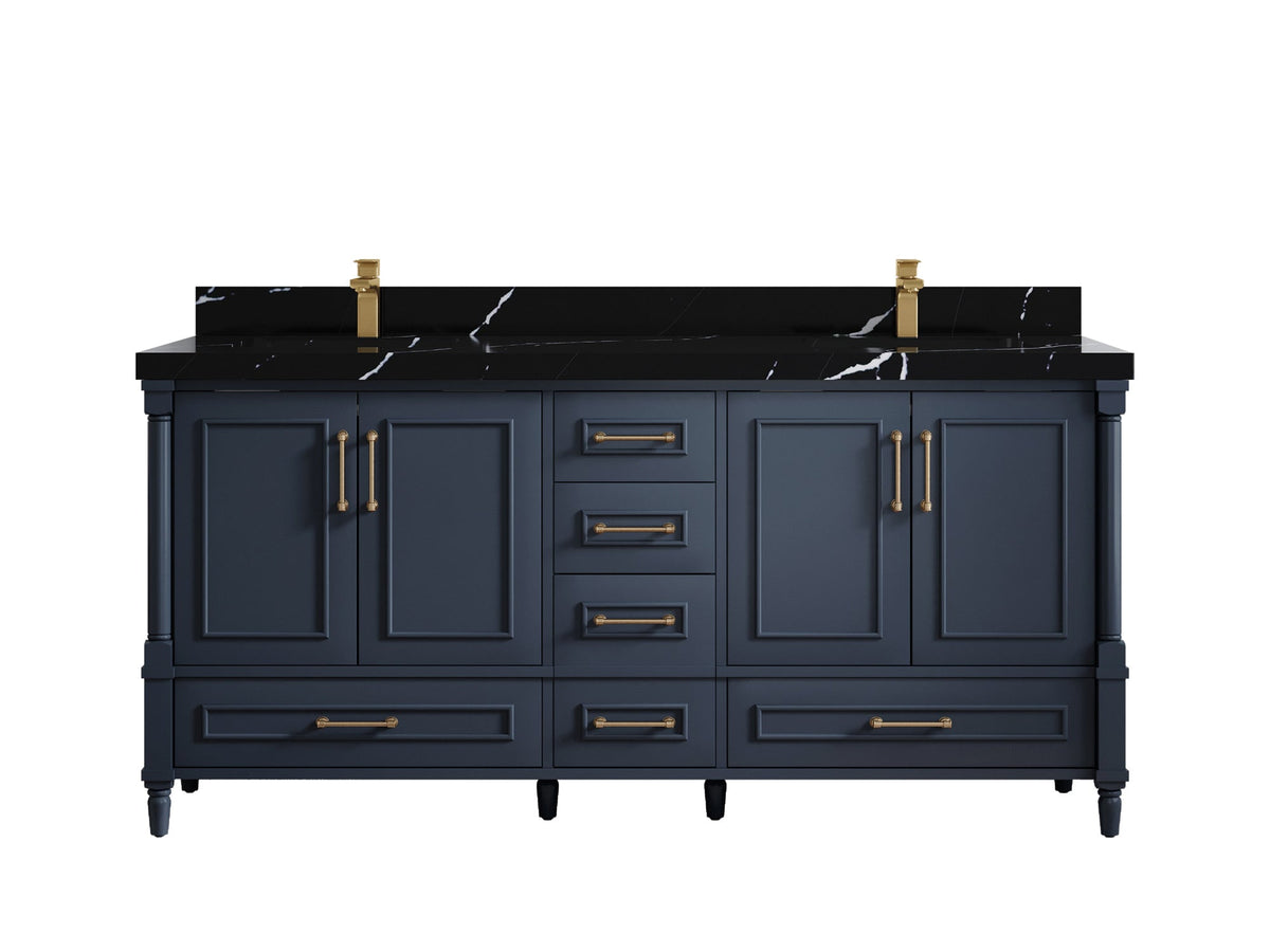 Aberdeen 72 in. W x 22 in. D Double Sink Bathroom Vanity - Willow Bath and Vanity