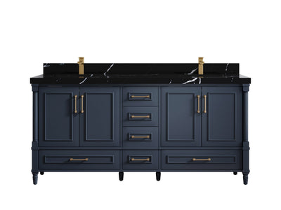 Aberdeen 72 in. W x 22 in. D Double Sink Bathroom Vanity - Willow Bath and Vanity