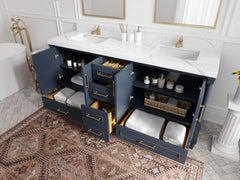 Aberdeen 72 in. W x 22 in. D Double Sink Bathroom Vanity - photo 3