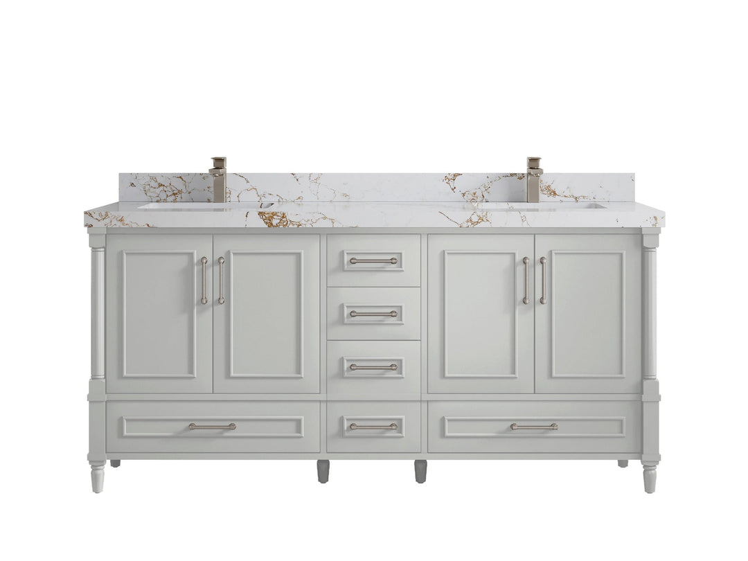 Aberdeen 72 in. W x 22 in. D Double Sink Bathroom Vanity - Willow Bath and Vanity