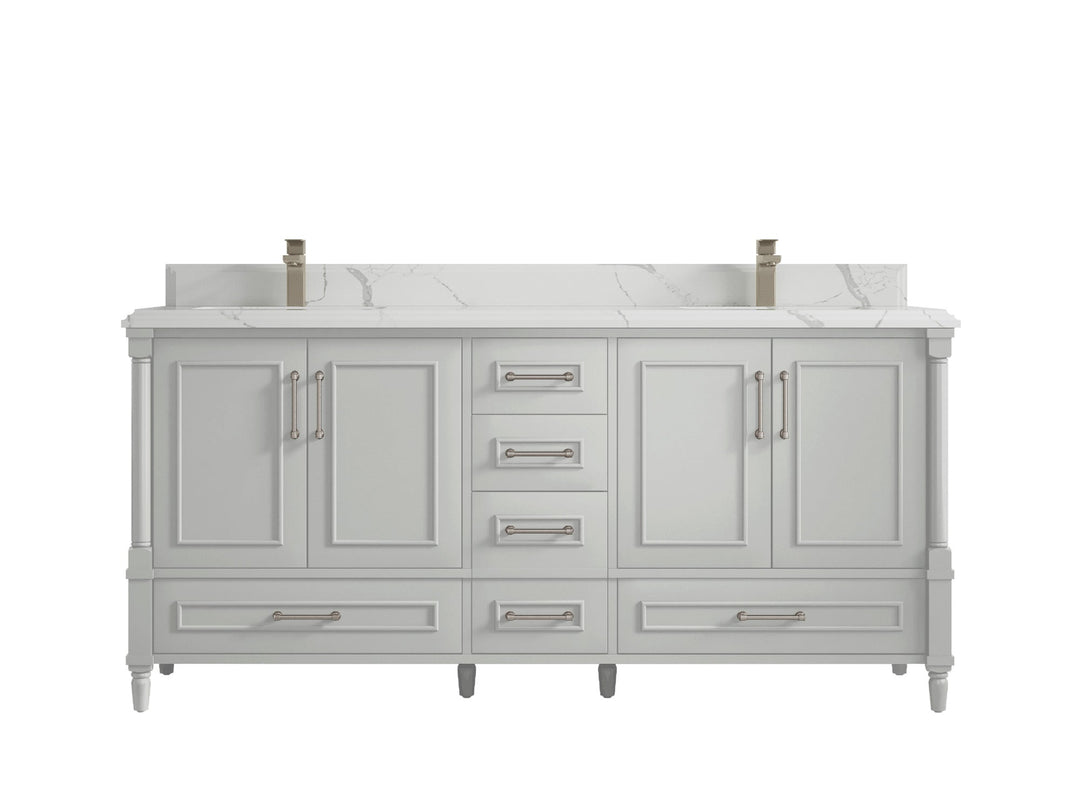 Aberdeen 72 in. W x 22 in. D Double Sink Bathroom Vanity - Willow Bath and Vanity