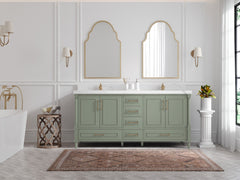 Aberdeen 72 in. W x 22 in. D Double Sink Bathroom Vanity - photo 2