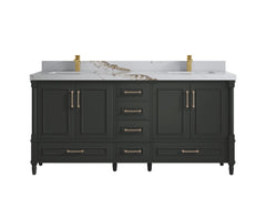 Aberdeen 72 in. W x 22 in. D Double Sink Bathroom Vanity - photo 11
