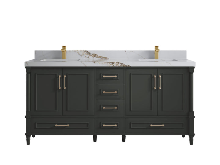 Aberdeen 72 in. W x 22 in. D Double Sink Bathroom Vanity - photo 11