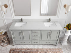 Aberdeen 72 in. W x 22 in. D Double Sink Bathroom Vanity - photo 20