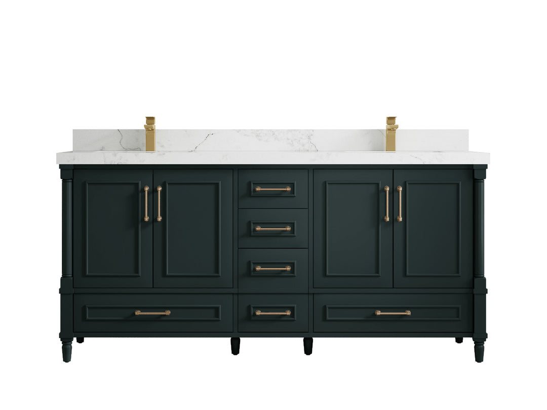 Aberdeen 72 in. W x 22 in. D Double Sink Bathroom Vanity - Willow Bath and Vanity