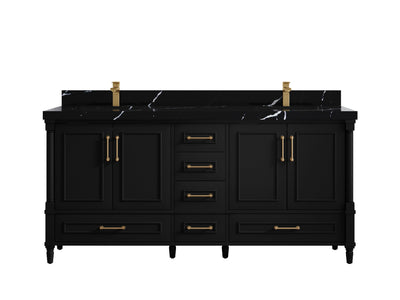 Aberdeen 72 in. W x 22 in. D Double Sink Bathroom Vanity - Willow Bath and Vanity