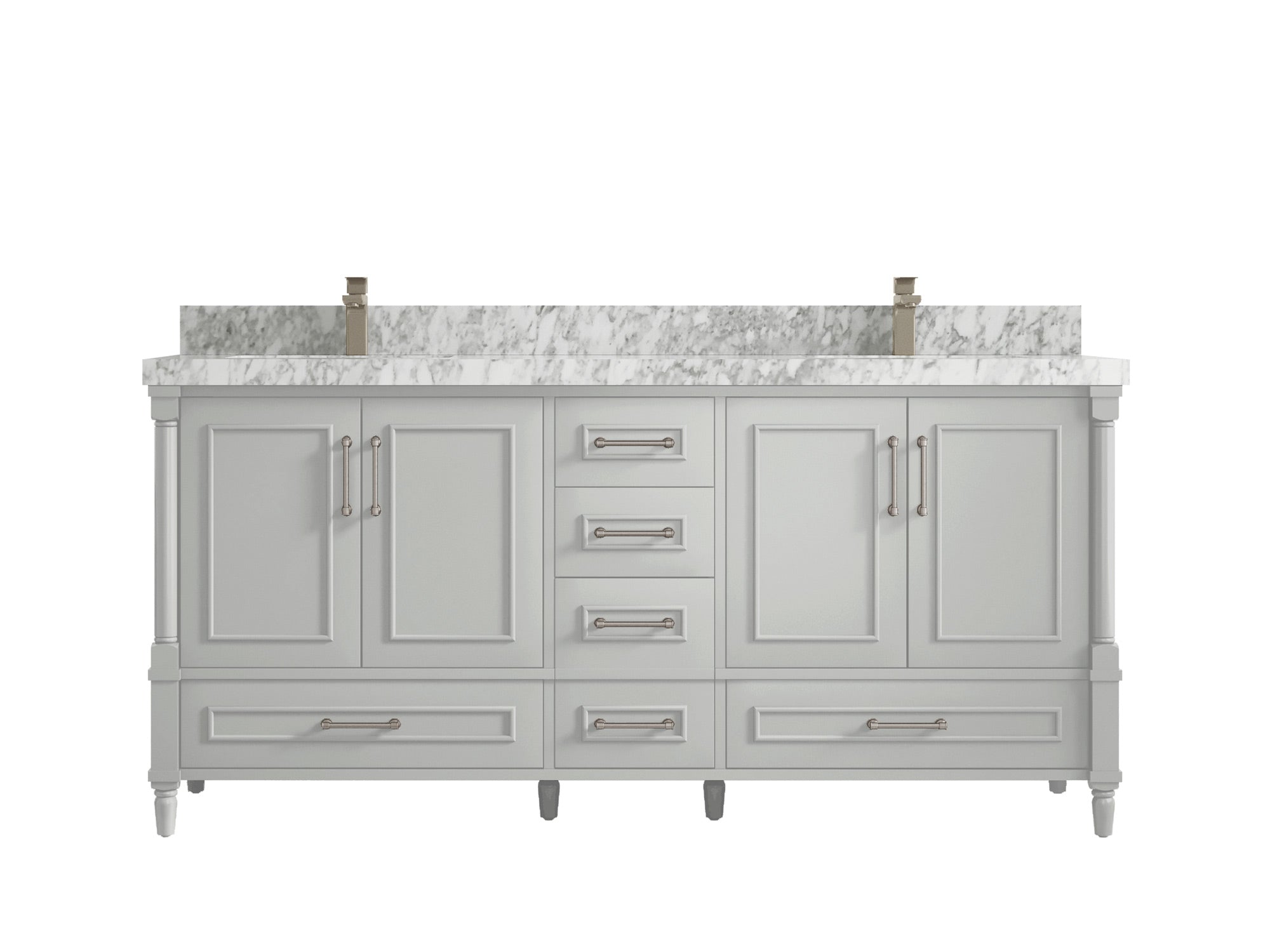 Aberdeen 72 in. W x 22 in. D Double Sink Bathroom Vanity - Willow Bath and Vanity