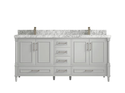 Aberdeen 72 in. W x 22 in. D Double Sink Bathroom Vanity - Willow Bath and Vanity